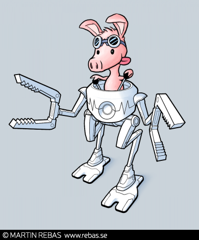 Pig robot